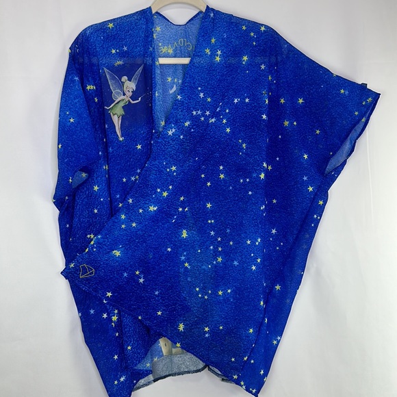 Disney Magical Dreams Cardigan All Over Print Sheer HOTDAME Tinkerbell - Picture 4 of 9